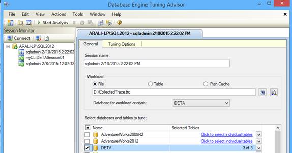 Getting Started with Database Engine Tuning Advisor in SQL Server ...